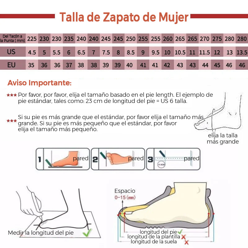 Zapatos Ortopédicos para Mujer - ComfortPlus